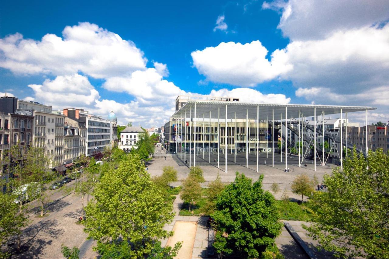 Sleep Inn - Black And White Modern Flat With Cityview Antwerpen Exterior foto